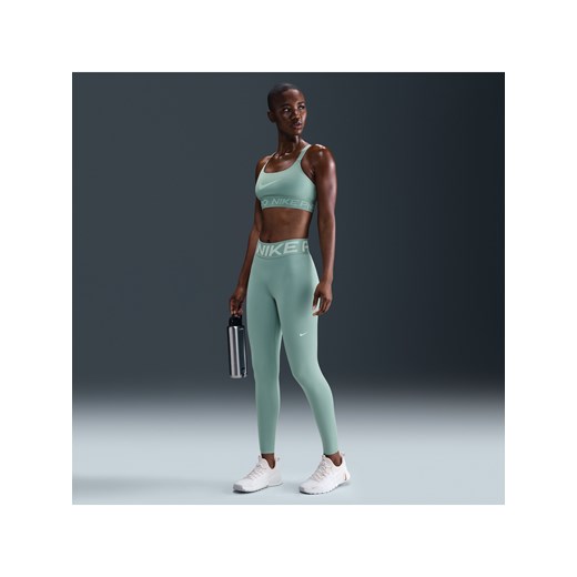Damskie legginsy o pełnej długości z wysokim stanem Nike Pro Sculpt - Zieleń ze sklepu Nike poland w kategorii Spodnie damskie - zdjęcie 184631305