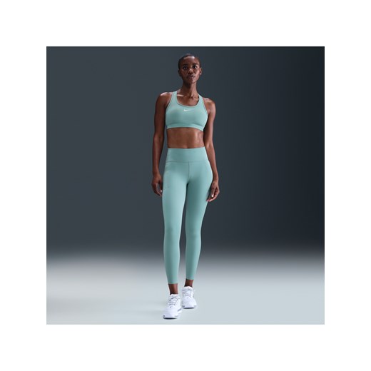 Damskie legginsy 7/8 do biegania z wysokim stanem i kieszeniami Nike Swift - Zieleń ze sklepu Nike poland w kategorii Spodnie damskie - zdjęcie 184631356