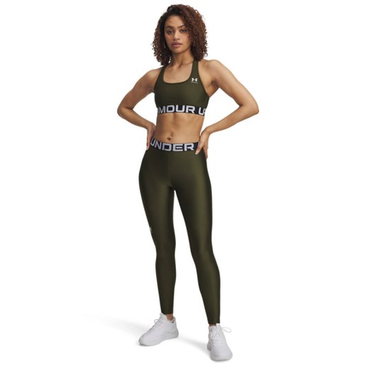 Damskie legginsy treningowe Under Armour UA HG Legging - zielone ze sklepu Sportstylestory.com w kategorii Spodnie damskie - zdjęcie 184631586