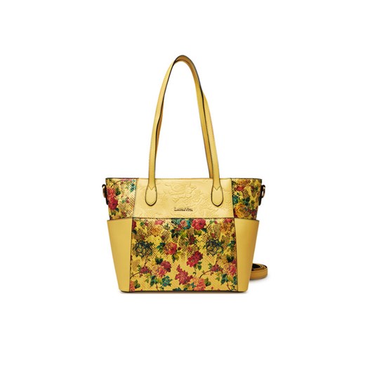 Torebka Laura Vita Amep 03 Brązowy ze sklepu eobuwie.pl w kategorii Torby Shopper bag - zdjęcie 184632086