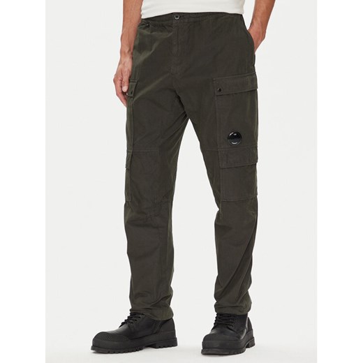 C.P. Company Spodnie materiałowe 19CMPA173A110324G Szary Regular Fit ze sklepu MODIVO w kategorii Spodnie męskie - zdjęcie 184632548