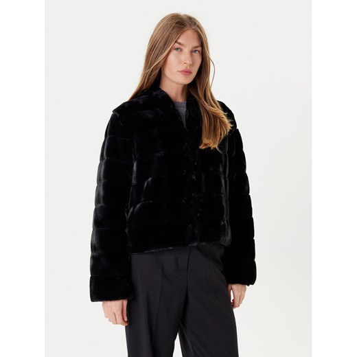 Marella Futro Carpazi 2525456011 Czarny Regular Fit ze sklepu MODIVO w kategorii Futra damskie - zdjęcie 184632559