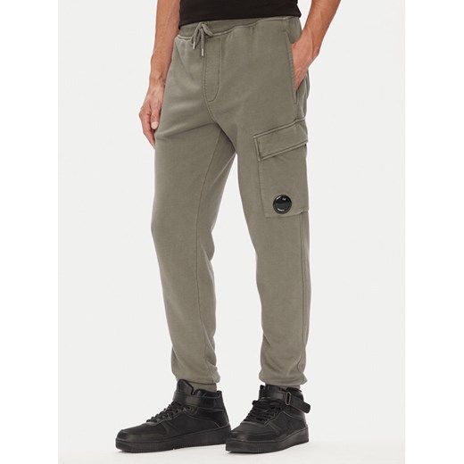 C.P. Company Spodnie dresowe 19CMSP720A006372R Szary Regular Fit ze sklepu MODIVO w kategorii Spodnie męskie - zdjęcie 184632616