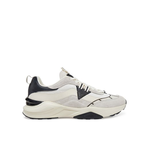 Guess Sneakersy FMJVAL ELE12 Biały ze sklepu MODIVO w kategorii Buty sportowe męskie - zdjęcie 184632628