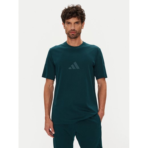 adidas T-Shirt Z.N.E. JW4736 Zielony Regular Fit ze sklepu MODIVO w kategorii T-shirty męskie - zdjęcie 184632668