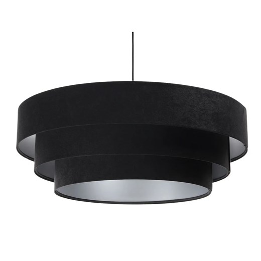 Czarno-srebrna potrójna lampa wisząca - S438-LEN Lumes One Size okazja Edinos.pl