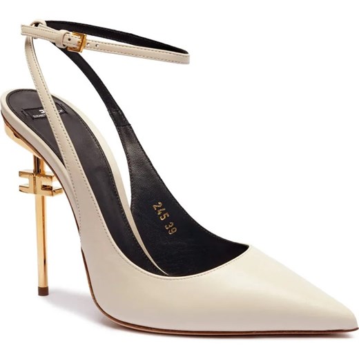Elisabetta Franchi Skórzane szpilki Elisabetta Franchi 40 promocyjna cena Gomez Fashion Store