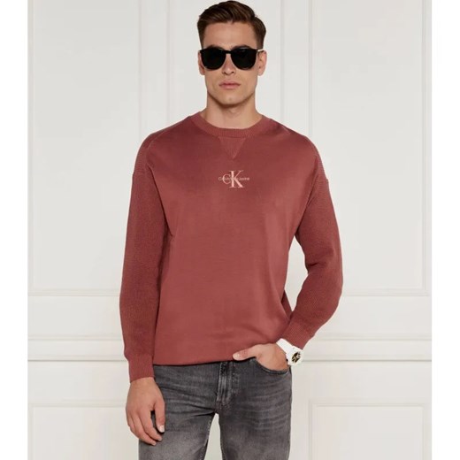 Calvin Klein Jeans Sweter | Regular Fit ze sklepu Gomez Fashion Store w kategorii Swetry męskie - zdjęcie 184634608