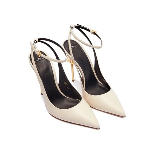 Elisabetta Franchi Skórzane szpilki Elisabetta Franchi 40 okazyjna cena Gomez Fashion Store