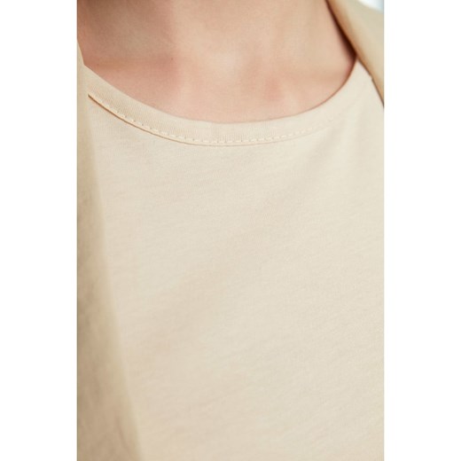 trendyol Sukienka w kolorze beżowym Trendyol S wyprzedaż Limango Polska