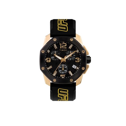 Timex Zegarek Icon Chronograph TW2V58500 Czarny ze sklepu MODIVO w kategorii Zegarki - zdjęcie 184635179