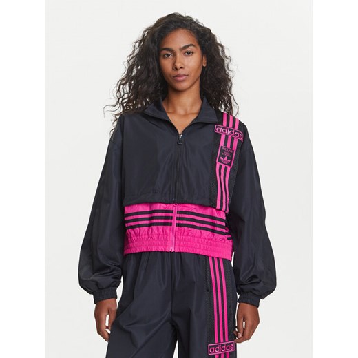 adidas Bluza Adibreak JD0097 Czarny Regular Fit ze sklepu MODIVO w kategorii Bluzy damskie - zdjęcie 184635207