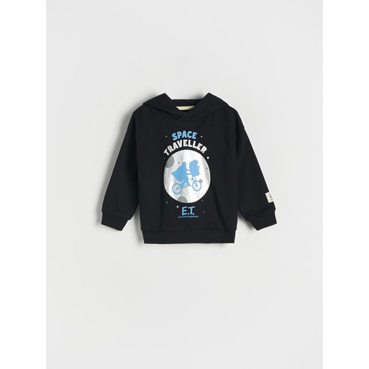Reserved - Bluza E.T. - czarny ze sklepu Reserved w kategorii Bluzy chłopięce - zdjęcie 184635776