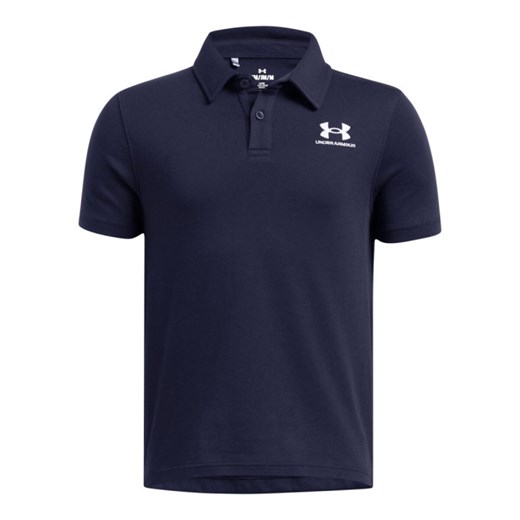 Chłopięca koszulka polo Under Armour UA B Icon Polo - granatowa ze sklepu Sportstylestory.com w kategorii T-shirty chłopięce - zdjęcie 184638315