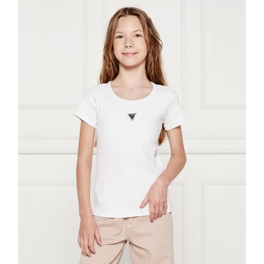Guess T-shirt | Regular Fit ze sklepu Gomez Fashion Store w kategorii Bluzki dziewczęce - zdjęcie 184638429