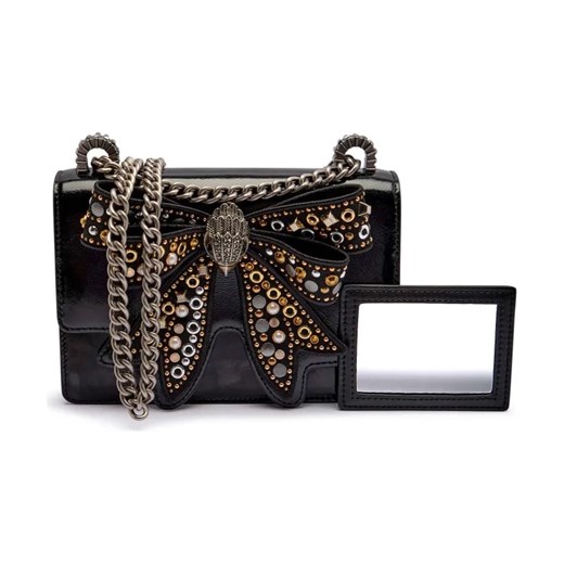 Kurt Geiger Skórzana torebka wieczorowa 690-BOW SMALL SHOREDITCH ze sklepu Gomez Fashion Store w kategorii Kopertówki - zdjęcie 184638456