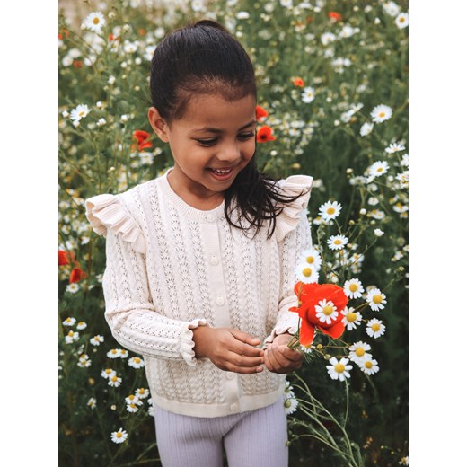 Reserved - Dzianinowy kardigan - kremowy Reserved 92 (1 Reserved