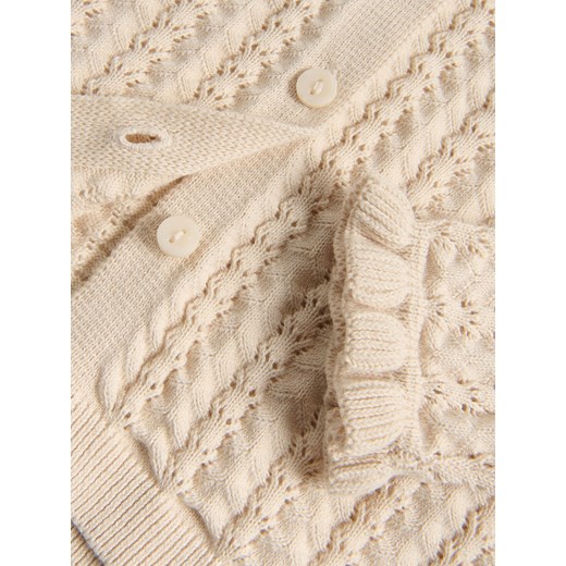 Reserved - Dzianinowy kardigan - kremowy Reserved 86 (12-18 m.) Reserved