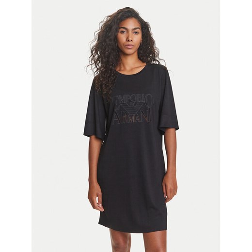 Emporio Armani Sukienka codzienna EW000618 AF12187 UC001 Czarny Loose Fit ze sklepu MODIVO w kategorii Sukienki - zdjęcie 184639668