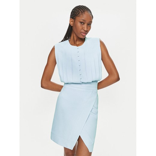 MVP Wardrobe Body MVPE4BO094.0CP0037 Granatowy Shirt Fit ze sklepu MODIVO w kategorii Bluzki damskie - zdjęcie 184639678
