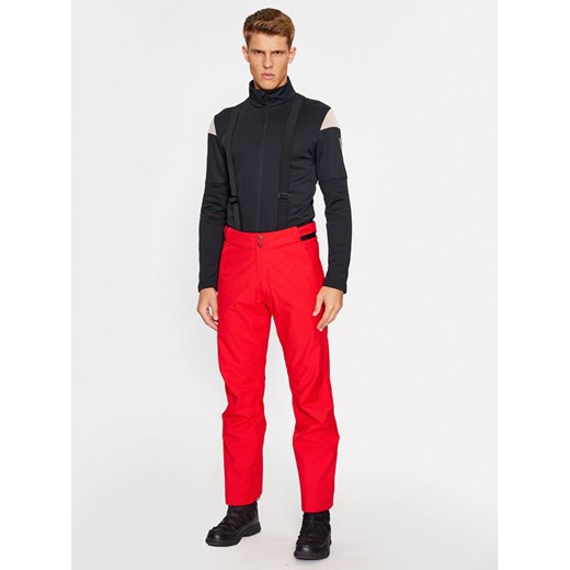 Rossignol Spodnie narciarskie Ski Pant RLMMP02 Czerwony Regular Fit ze sklepu MODIVO w kategorii Spodnie męskie - zdjęcie 184639689