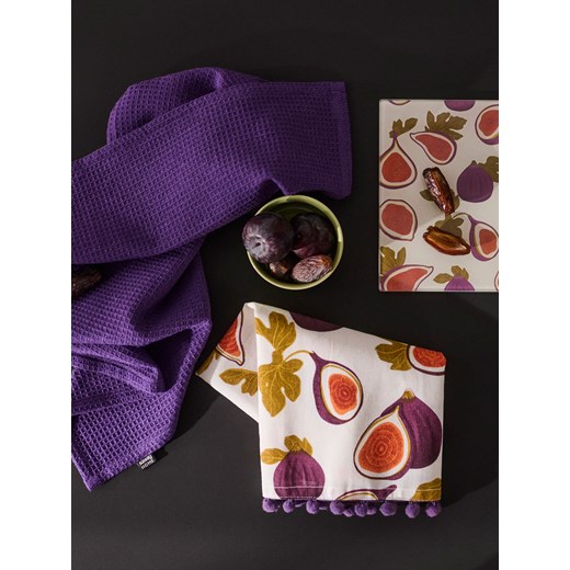 Sinsay - Ścierki kuchenne 2 pack we wzory - wielobarwny Sinsay One Size Sinsay