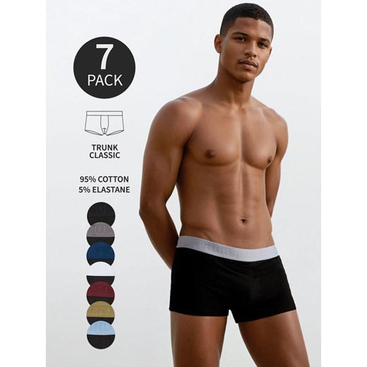 Sinsay - Bokserki Classic 7 pack - wielobarwny Sinsay XS Sinsay