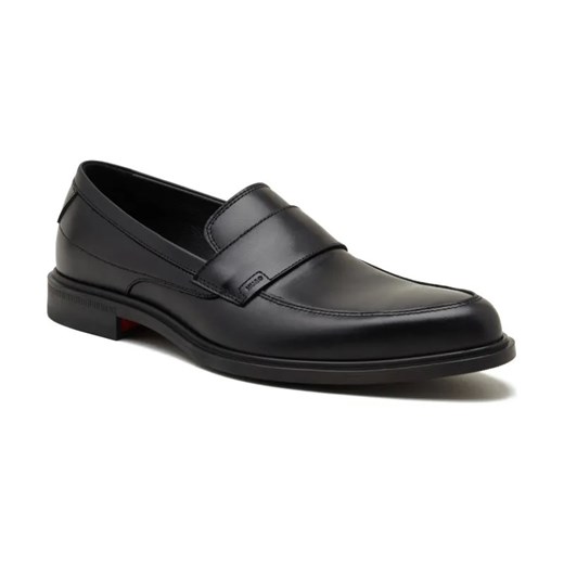 HUGO Skórzane loafersy Kerr_Loaf_lt ze sklepu Gomez Fashion Store w kategorii Mokasyny męskie - zdjęcie 184641067