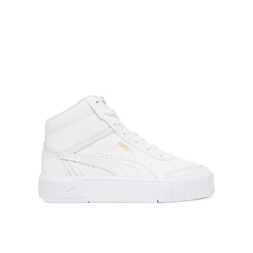 Sneakersy Puma Carina Mia Mid 402640 01 Biały ze sklepu eobuwie.pl w kategorii Buty sportowe damskie - zdjęcie 184641697