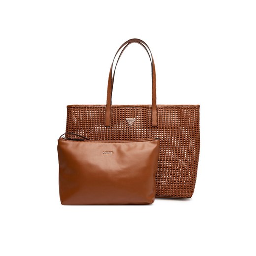 Torebka Guess Brigitta HWWZ72 06240 Brązowy ze sklepu eobuwie.pl w kategorii Torby Shopper bag - zdjęcie 184641706