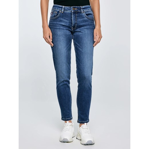Jeansy damskie niebieskie Maggie 356 ze sklepu Big Star w kategorii Jeansy damskie - zdjęcie 184642145