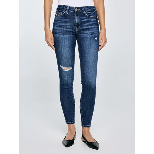 Jeansy damskie push up z wysokim stanem niebieskie Melinda High Waist 521 ze sklepu Big Star w kategorii Jeansy damskie - zdjęcie 184642167