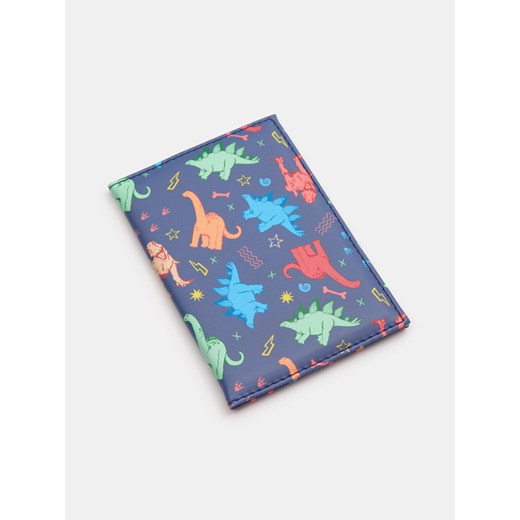 Sinsay - Etui na paszport z motywem dinozaurów - zielony Sinsay One Size Sinsay