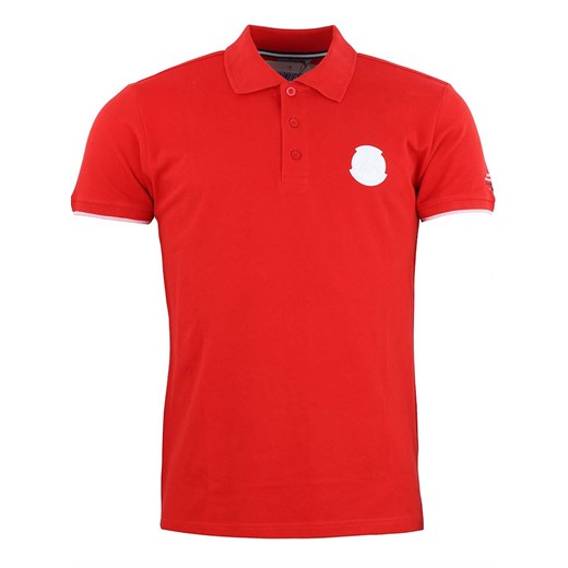 Peak Mountain Koszulka polo w kolorze czerwonym ze sklepu Limango Polska w kategorii T-shirty męskie - zdjęcie 184643127