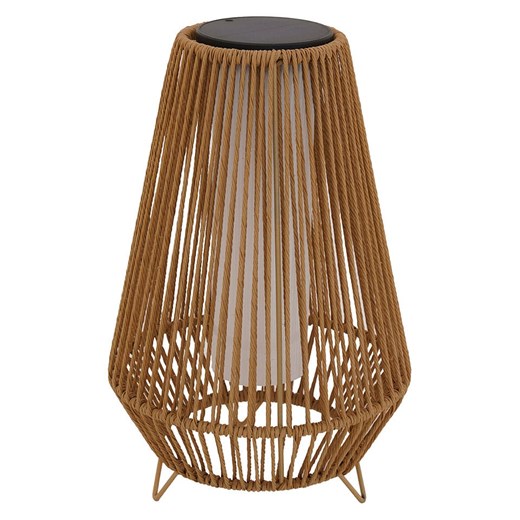 lumisky Lampion solarny &quot;Salomea&quot; w kolorze jasnobrązowym - wys. 47 x Ø 30 cm ze sklepu Limango Polska w kategorii Dekoracje i akcesoria ogrodowe - zdjęcie 184643176