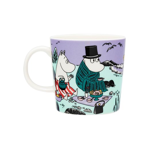 Moomin Kubek &quot;Beach Day&quot; ze wzorem - 300 ml ze sklepu Limango Polska w kategorii Filiżanki - zdjęcie 184643407