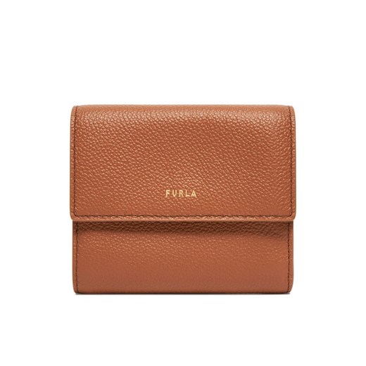Mały Portfel Damski Furla Goccia M Compact WP00469 BX3036 KH RY000 Brązowy ze sklepu eobuwie.pl w kategorii Portfele damskie - zdjęcie 184643827