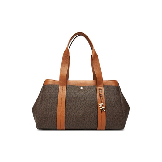 Torebka MICHAEL Michael Kors Romee 30T5G1ZT7B Brązowy ze sklepu eobuwie.pl w kategorii Kuferki - zdjęcie 184643829