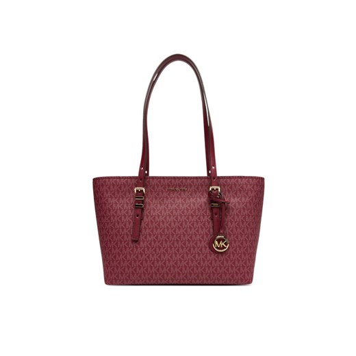 Torebka MICHAEL Michael Kors Quinn 30T5GQNT2V Bordowy ze sklepu eobuwie.pl w kategorii Torby Shopper bag - zdjęcie 184643836