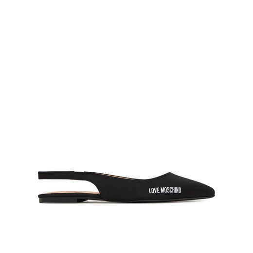 LOVE MOSCHINO Sandały JA11021G1NIM000036 Czarny ze sklepu MODIVO w kategorii Balerinki - zdjęcie 184644579
