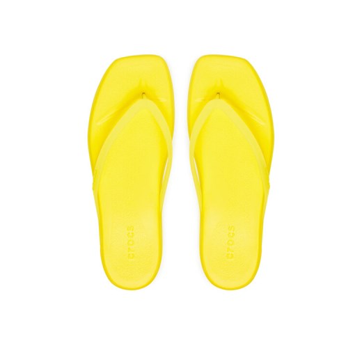 Crocs Japonki Miami Frosted Flip 211474 Zielony ze sklepu MODIVO w kategorii Klapki damskie - zdjęcie 184644626