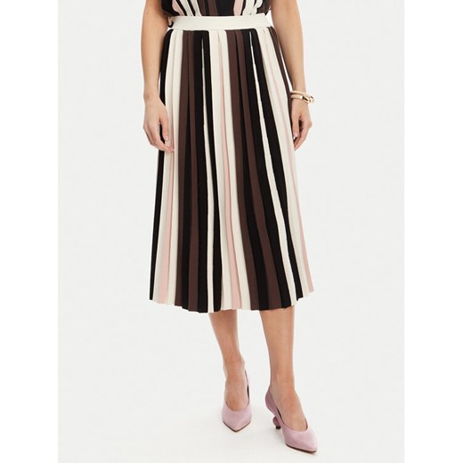 Weekend Max Mara Spódnica plisowana Pleiadi 2525306011 Brązowy Regular Fit ze sklepu MODIVO w kategorii Spódnice - zdjęcie 184644645