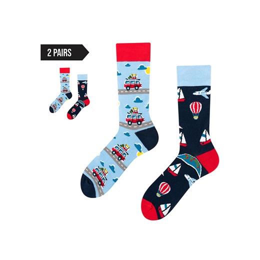 TODO SOCKS Skarpety (2 pary) w kolorze błękitno-granatowym Todo Socks 43-46 Limango Polska okazja