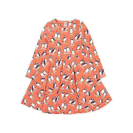 Frugi Sukienka w kolorze pomarańczowym Frugi 110/116 okazja Limango Polska
