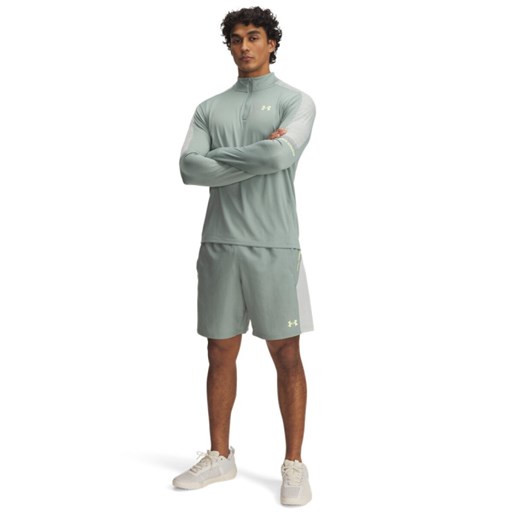 Męskie spodenki treningowe Under Armour UA Tech Utility Shorts - zielone ze sklepu Sportstylestory.com w kategorii Spodenki męskie - zdjęcie 184647988