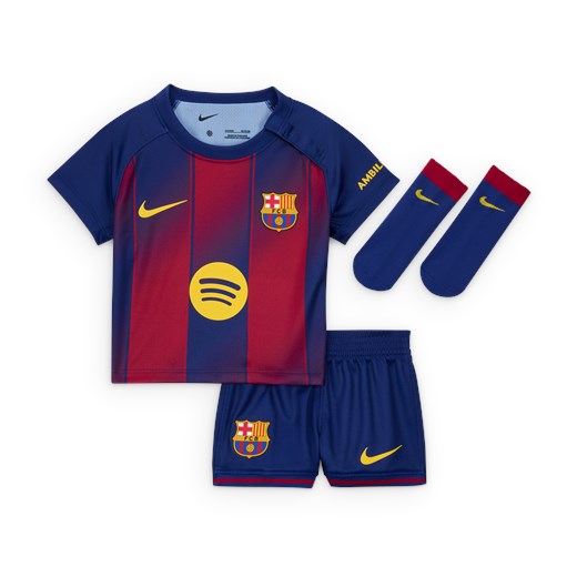 Trzyczęściowy strój piłkarski dla niemowląt i maluchów Nike FC Barcelona Nike 6-9M Nike poland