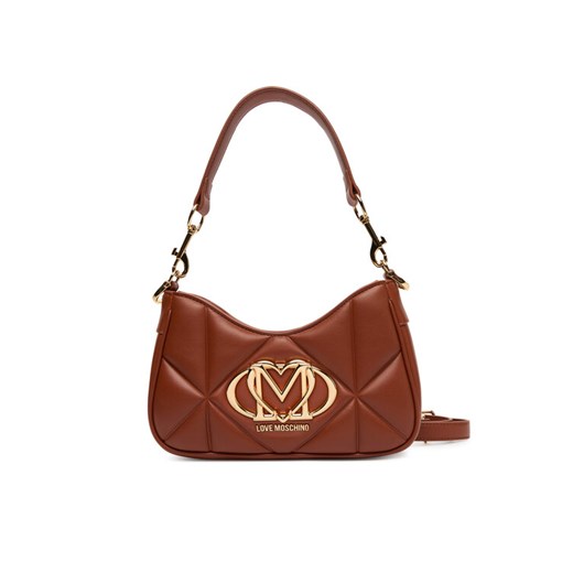 Torebka LOVE MOSCHINO JC4080PP1NLC0312 Brązowy ze sklepu eobuwie.pl w kategorii Listonoszki - zdjęcie 184648425