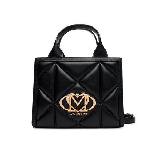 Torebka LOVE MOSCHINO JC4081PP1NLC0000 Czarny ze sklepu eobuwie.pl w kategorii Kuferki - zdjęcie 184648519