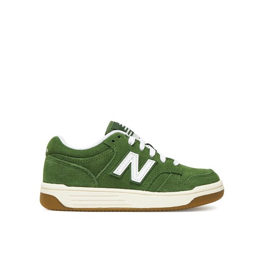 Sneakersy New Balance PSB480SA Zielony ze sklepu eobuwie.pl w kategorii Buty sportowe dziecięce - zdjęcie 184648528