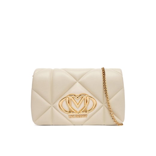 Torebka LOVE MOSCHINO JC4043PP1NLC0110 Beżowy ze sklepu eobuwie.pl w kategorii Kopertówki - zdjęcie 184648529
